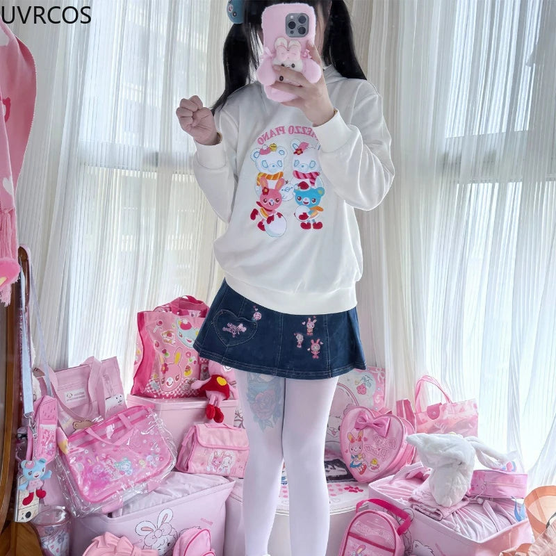 Kawaii Friends White Crewneck Sweater