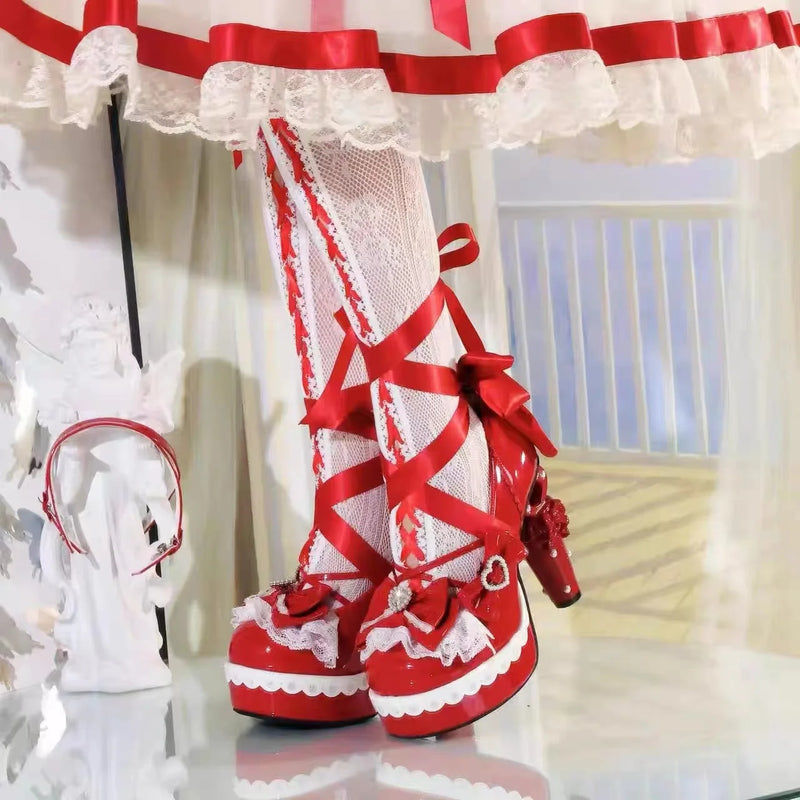 Holiday Babydoll Heels