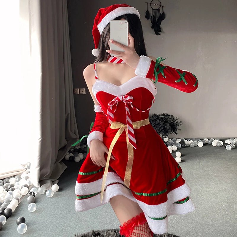 Santa's Candy Cane Holiday Dress