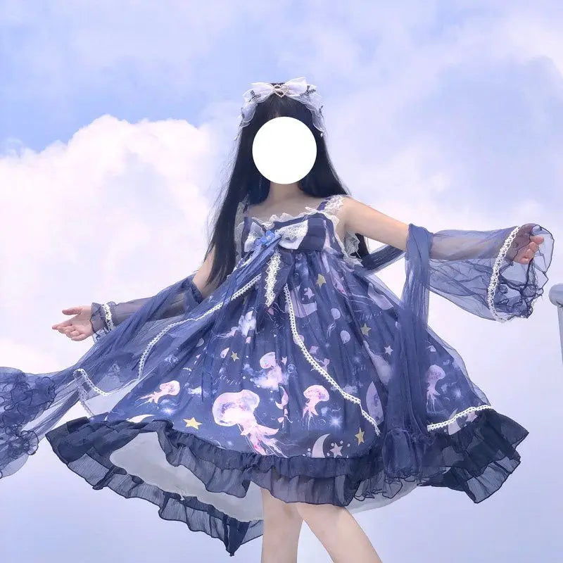 Majestic Jellyfish Lolita Dress