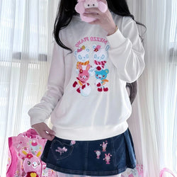 Kawaii Friends White Crewneck Sweater