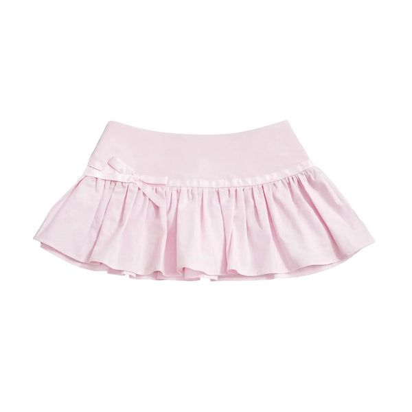 Micro Babydoll Pink Pleated Skirt