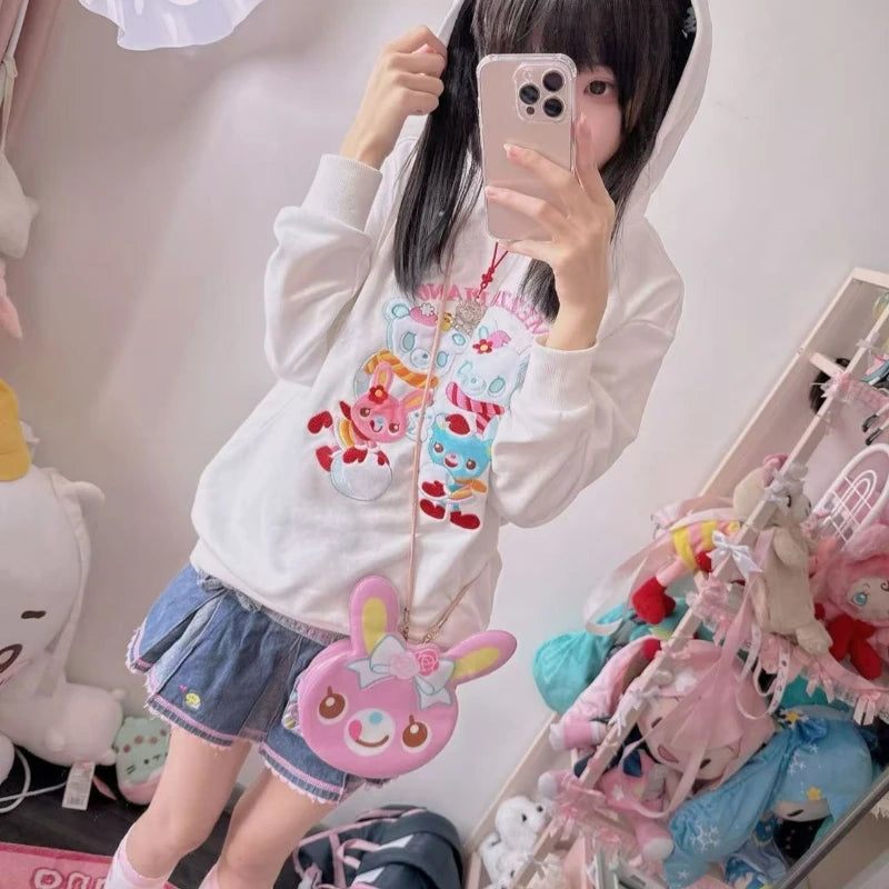 Kawaii Friends White Crewneck Sweater