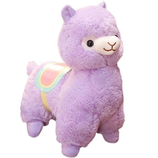 Alpaca & Saddle Plush - 35cm / Purple - alpacas, alpacasso, alpacassos, llama, llamas