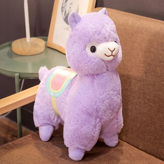 Alpaca & Saddle Plush - alpacas, alpacasso, alpacassos, llama, llamas