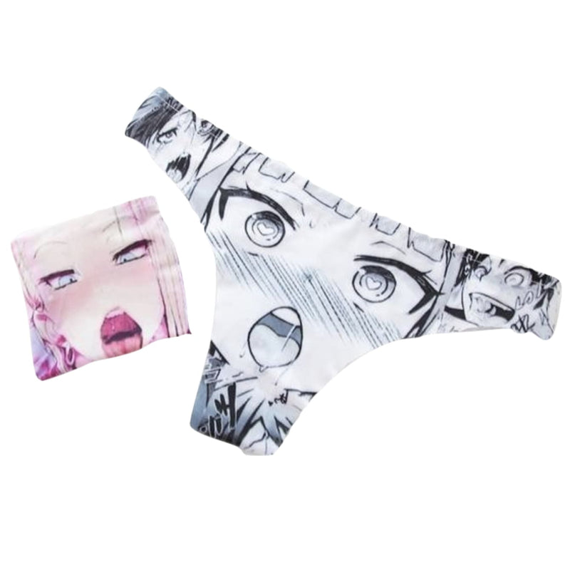 Anime Manga Panties Thong Underwear Undies Cosplay