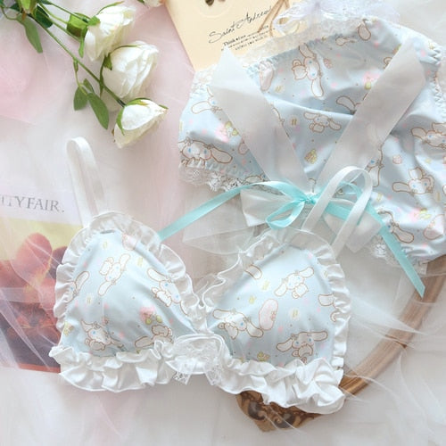 Baby blues lingerie set - blue - ethereal - fairycore - lingerie