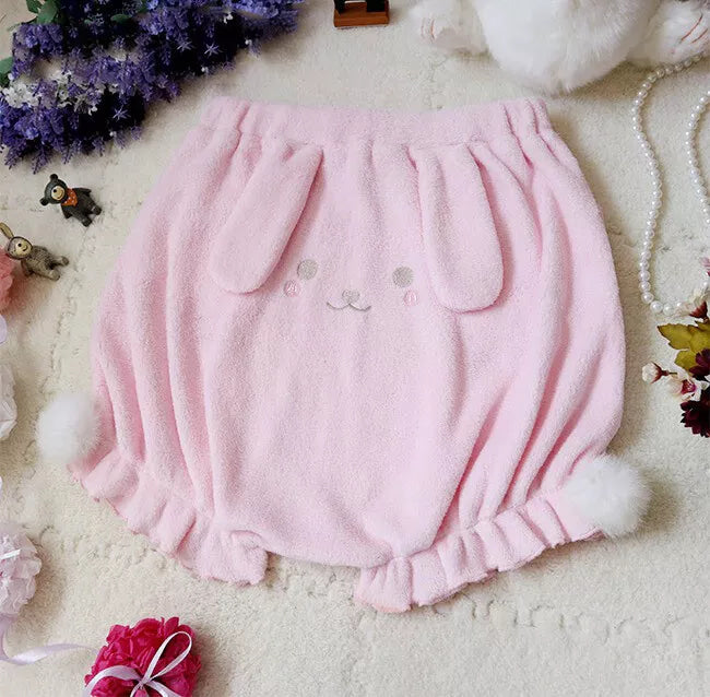 Baby Bun Bloomers - Pink / S - bloomer, bloomer shorts, bloomers, furry, kawaii