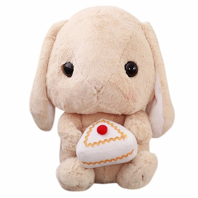 Kawaii Soft Pink Bunny Plush Stuffed Animal Toy Kawaii Cute Rabbit ...