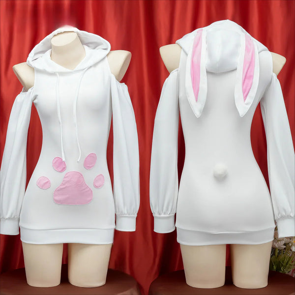 Baby Bun Sweater Dress - dress, dresses, hood, hooded, hoodies