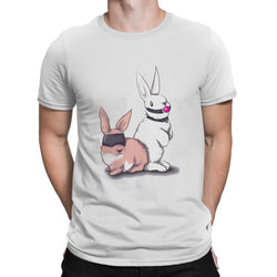 Bad Bunny Mens Tee - White / S - bdsm, bdsm petplay, toy, bondage, bondage disciple