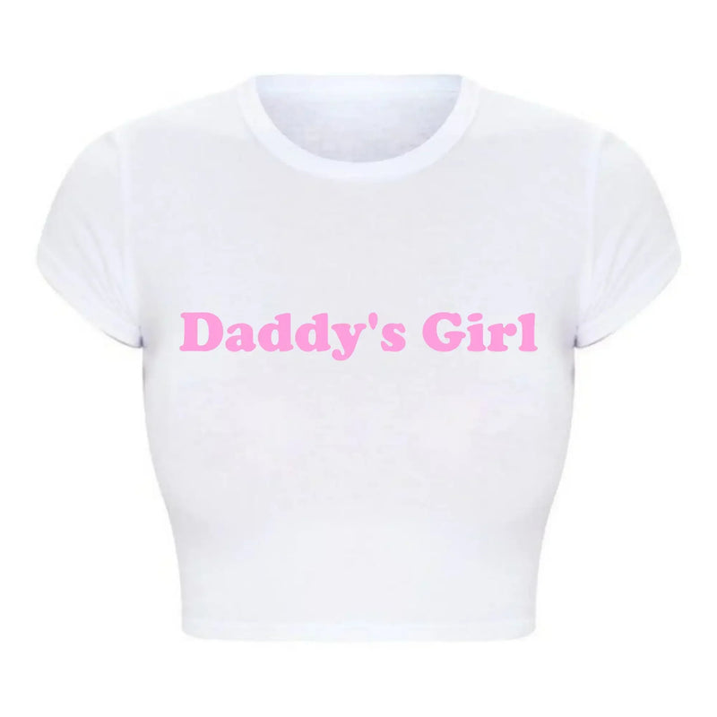 Basic Daddy’s Girl Cropped Tee