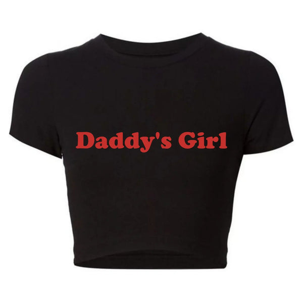 Basic Daddy’s Girl Cropped Tee