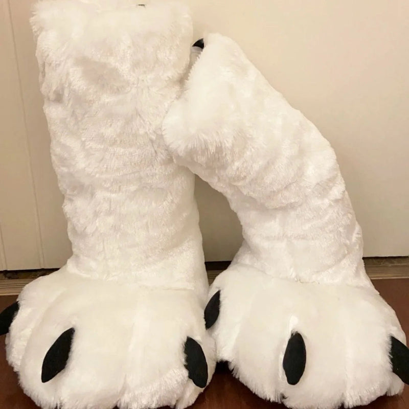 Bear paw slippers - bear costume - cosplay - footwear - kawaii - shoes