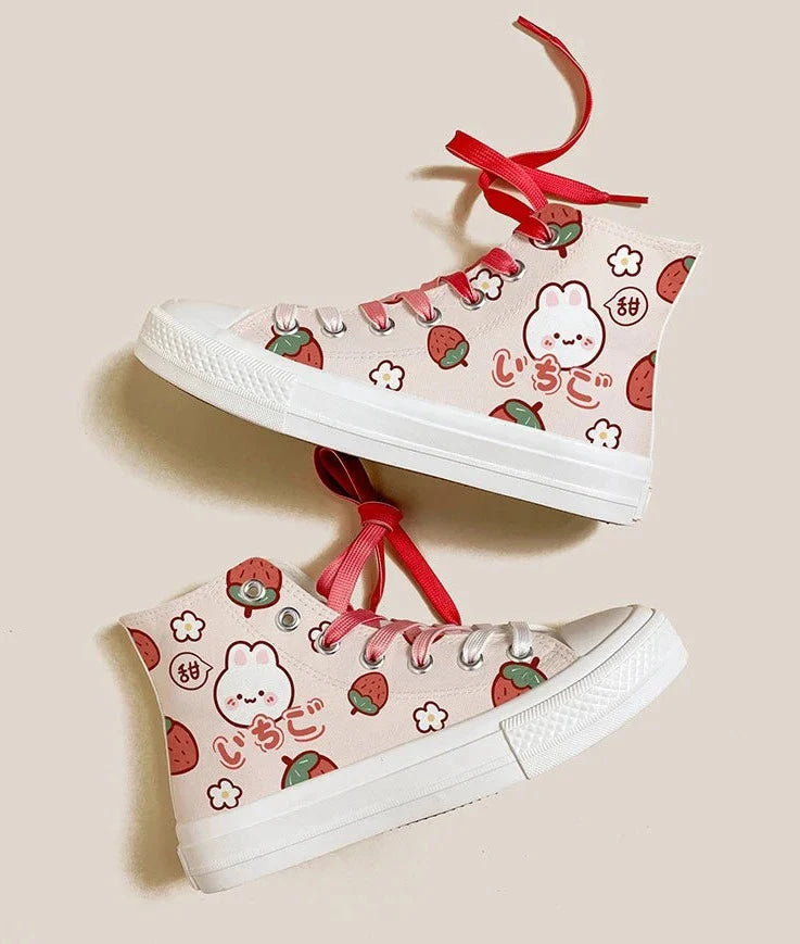 Berry Babe Bunny Sneakers - all stars, berrie, berries, chuck taylor, taylors