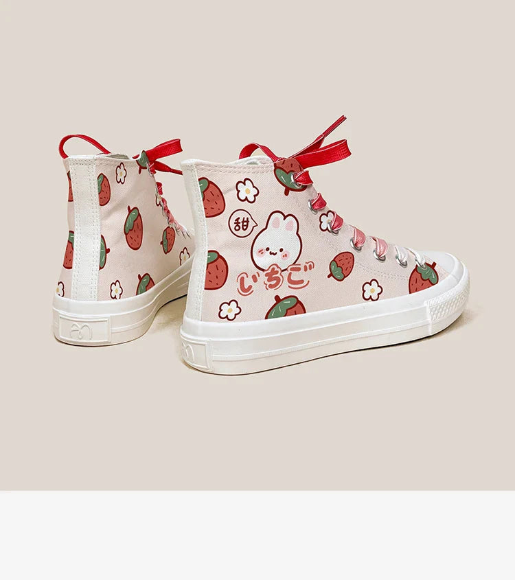 Berry Babe Bunny Sneakers - all stars, berrie, berries, chuck taylor, taylors