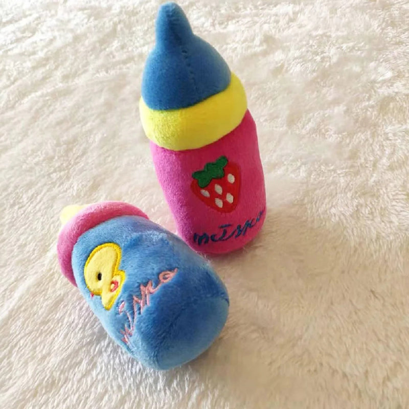 Bottle Plush Squeaky Toys - adult bottle, baba, baby bottles, plush toys, plushies