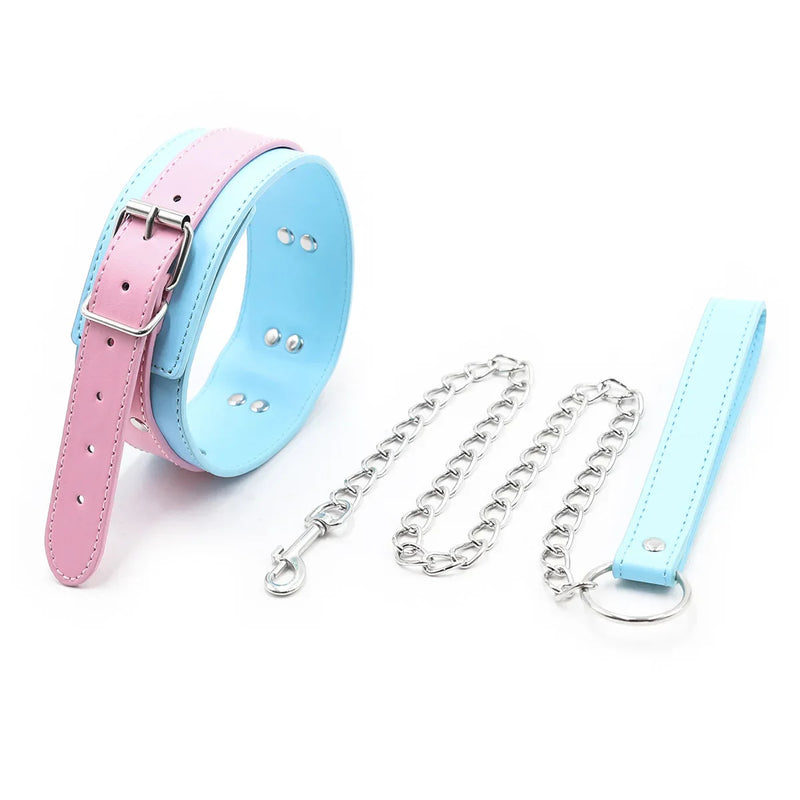 Bubble Gum Bandit Play Set - Collar - bondage, choker, hand cuff, cuffs, handcuff