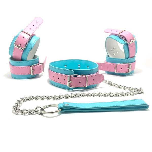 Bubble Gum Bandit Play Set - Full - bondage, choker, hand cuff, cuffs, handcuff