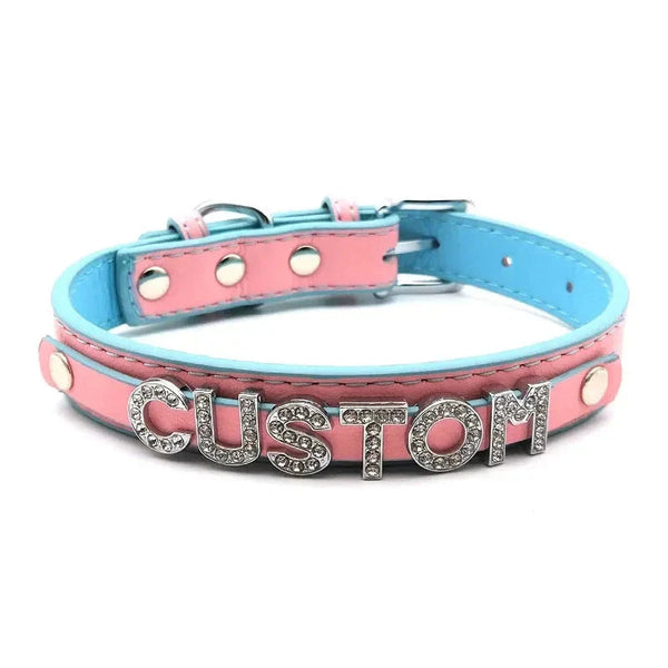 Bubblegum Trans Color Custom Collar - collar, collared, collars, custom, gay pride