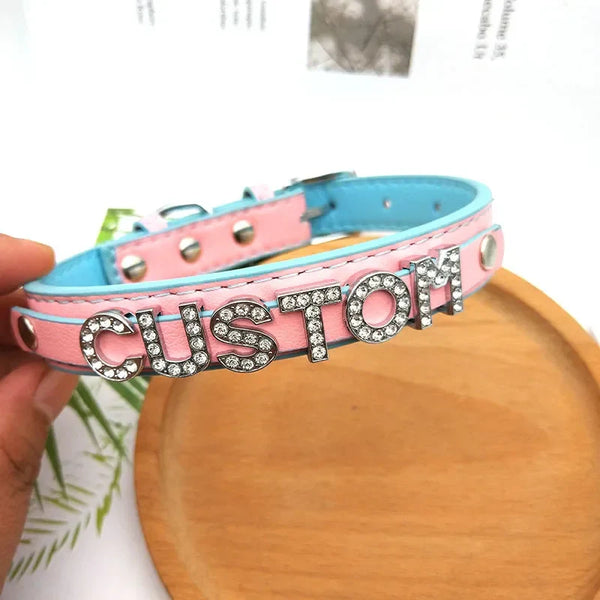 Bubblegum Trans Color Custom Collar - collar, collared, collars, custom, gay pride