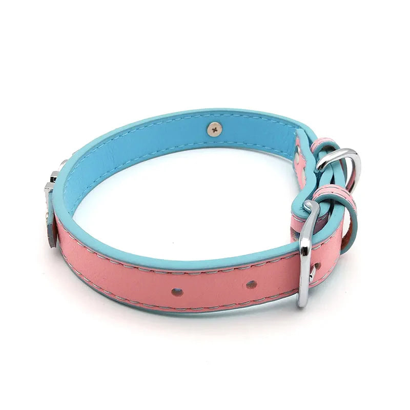 Bubblegum Trans Color Custom Collar - collar, collared, collars, custom, gay pride