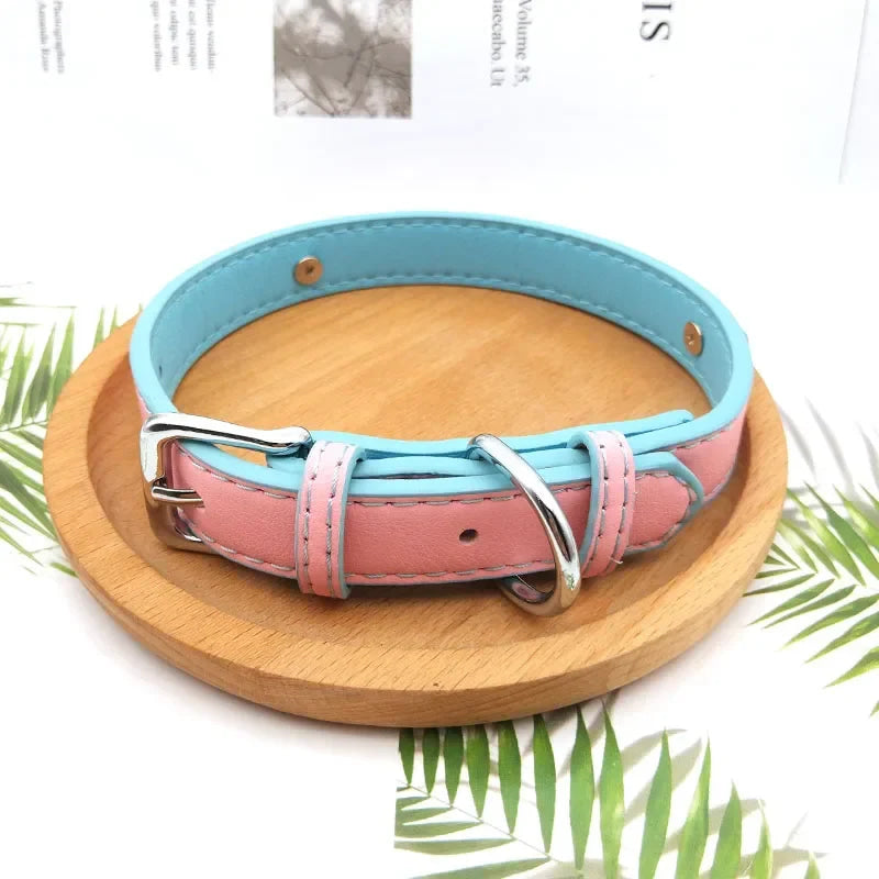 Bubblegum Trans Color Custom Collar - collar, collared, collars, custom, gay pride