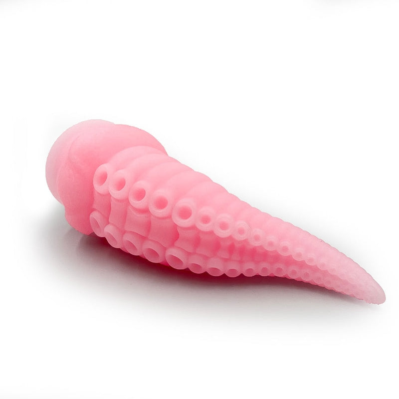Bumpy Silicone Tentacle Ride - Pale Pink - alien, dildo, dildos, rubber, silicone