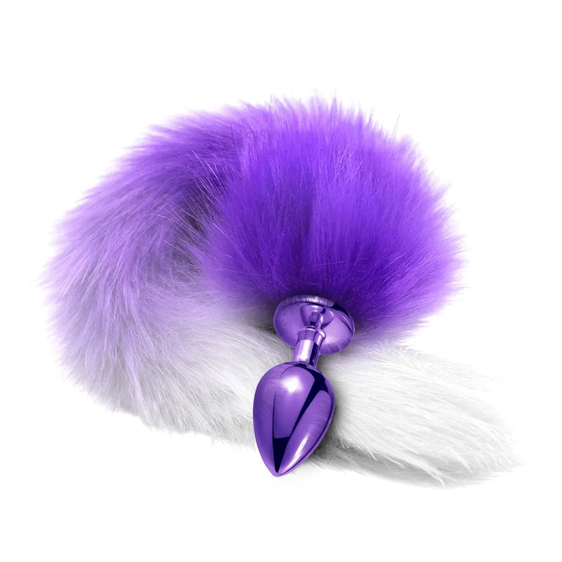 Candy Chrome Plugs - Purple Fox - anal plugs, butt plug, chrome, pink