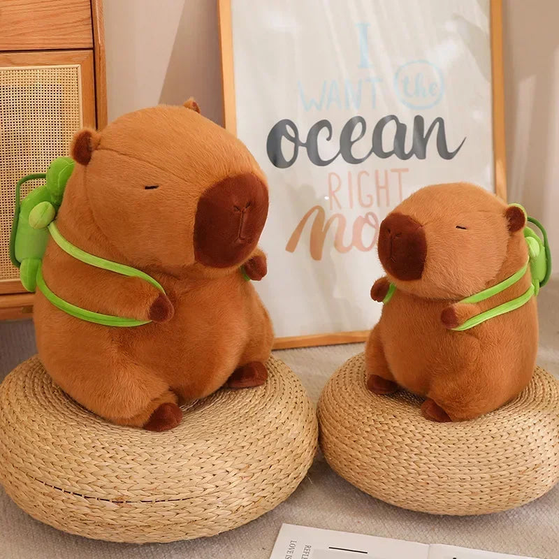 Capybara Turtle Backpack Plush Stuffed Animal