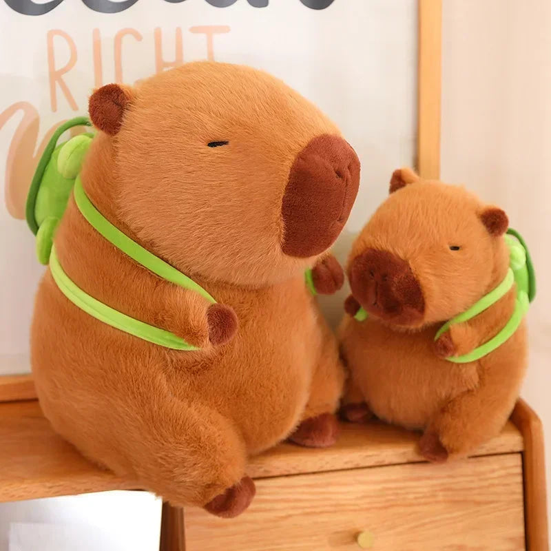 Capybara Turtle Backpack Plush Stuffed Animal