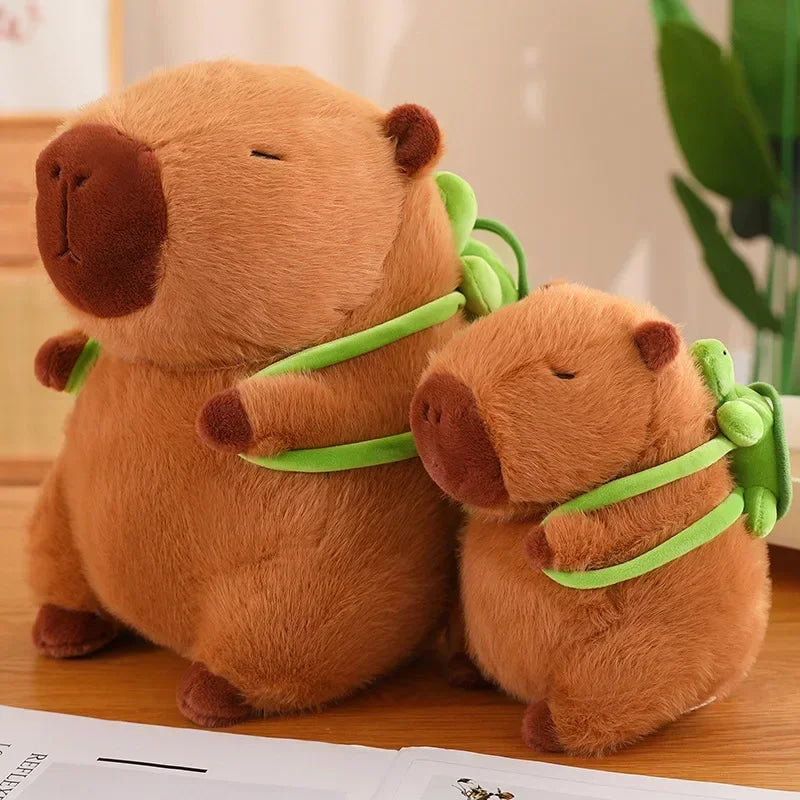 Capybara Turtle Backpack Plush Stuffed Animal