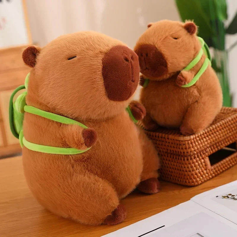 Capybara Turtle Backpack Plush Stuffed Animal
