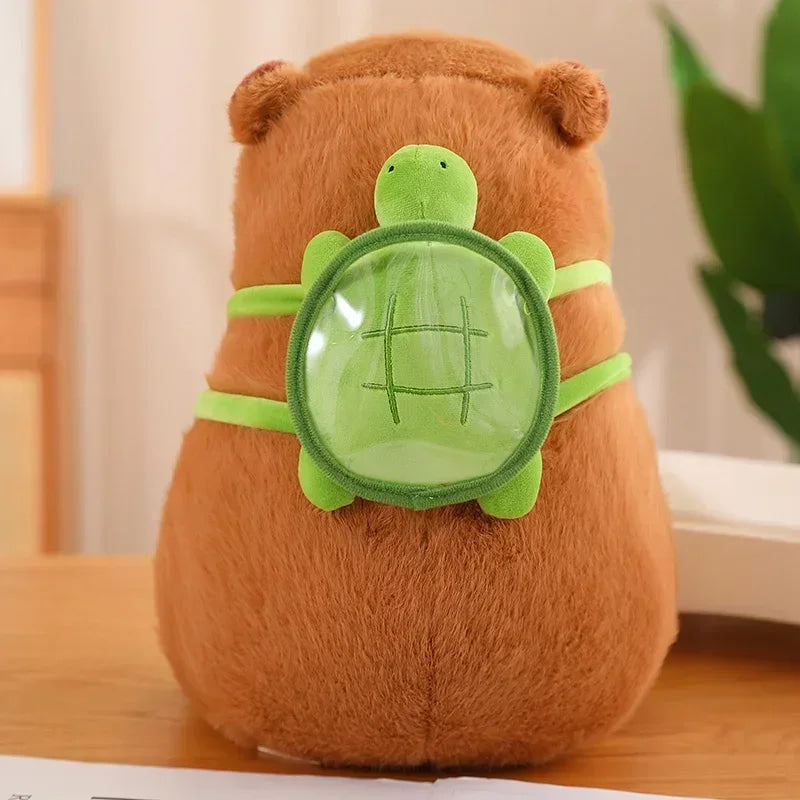 Capybara Turtle Backpack Plush Stuffed Animal