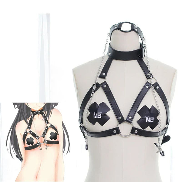 Chained & Bound Harness Set Lingerie Goth Alternative Dark