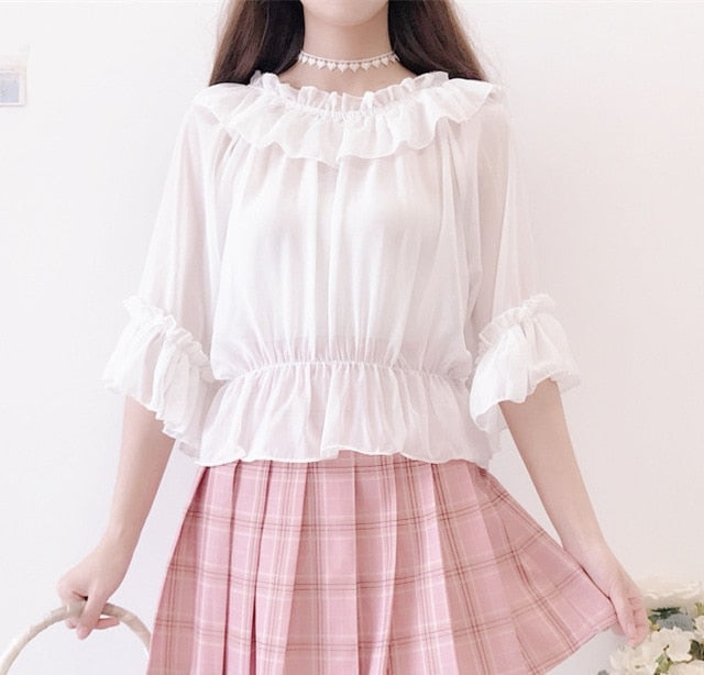 Cherry Sweetheart Dress - Short sleeve shirt only - berry, clothing, dresses, jsk, kawaii