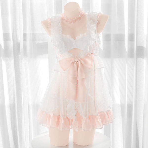 Chiffon Babydoll Dress - babydoll dress, dresses, harajuku, japan