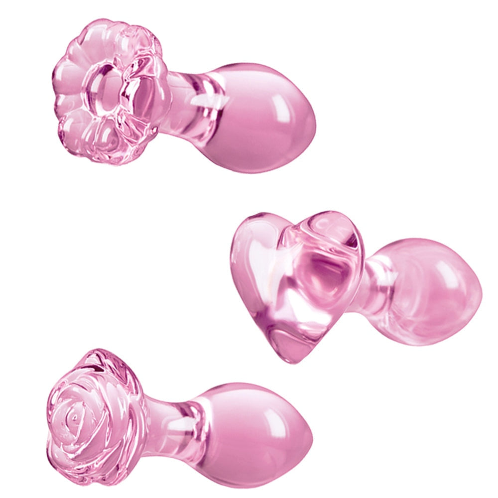 Classic Crystal Heart Plug Kawaii Cute Pink DDLG Playground Classic Crystal Heart Plug Kawaii Cute Pink DDLG Playground