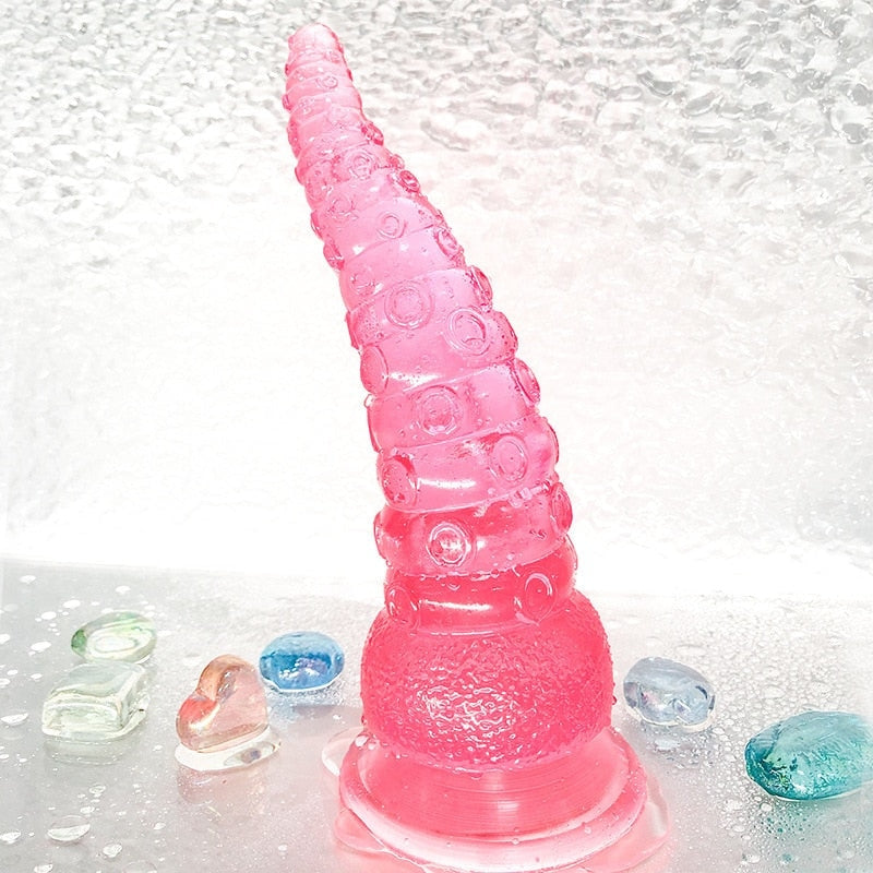 Clear Jelly Suction Tentacle Ride Toy DDLG Playground Clear Jelly Suction Tentacle Ride Toy DDLG Playground