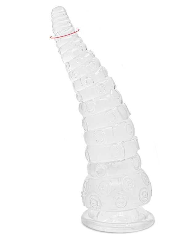 Clear Jelly Suction Tentacle Ride - Transparent - alien, dildo, dildos, hentai, kinky