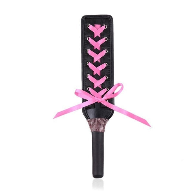 Corset Paddle (3 Colors!) - flog, flogging, lace up, laces, paddle
