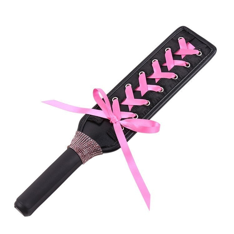 Corset Paddle (3 Colors!) - flog, flogging, lace up, laces, paddle
