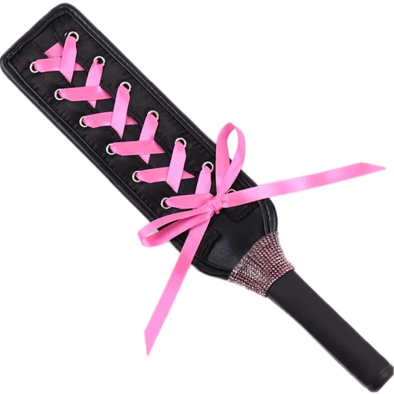 Corset Paddle (3 Colors!) - flog, flogging, lace up, laces, paddle