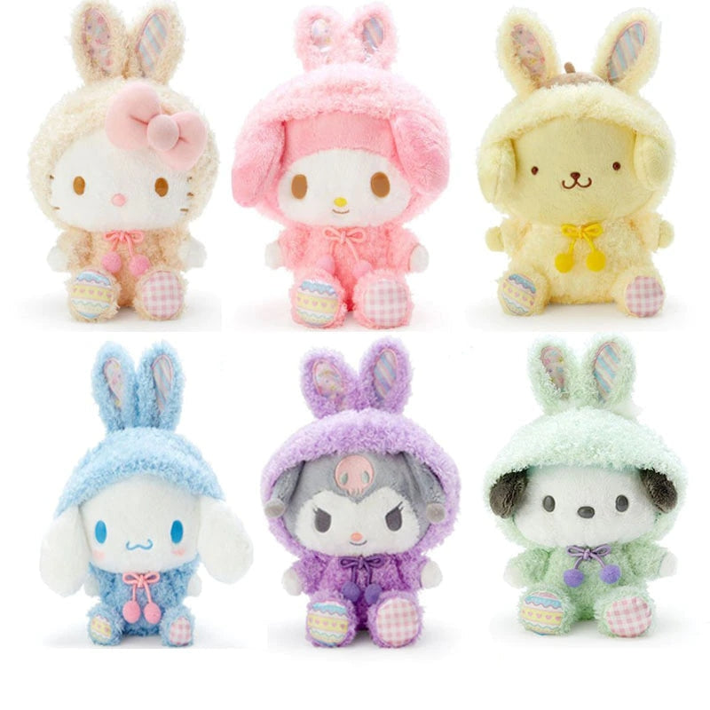 Costumed Bunny Plush - baby bun, bunnies, bunny rabbit, cinnamoroll, easter