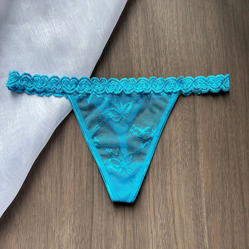 Custom Name Rhinestone Thong Underwear Customizable