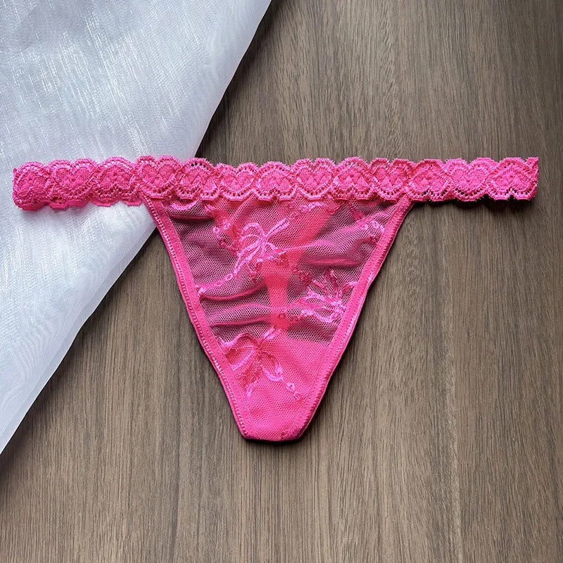 Custom Name Rhinestone Thong Underwear Customizable