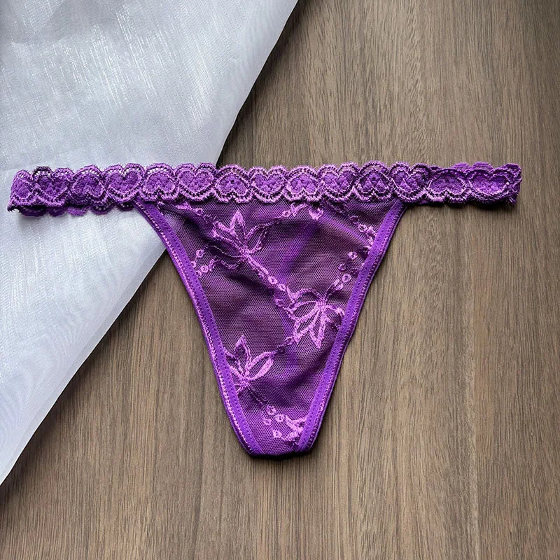 Custom Name Rhinestone Thong Underwear Customizable