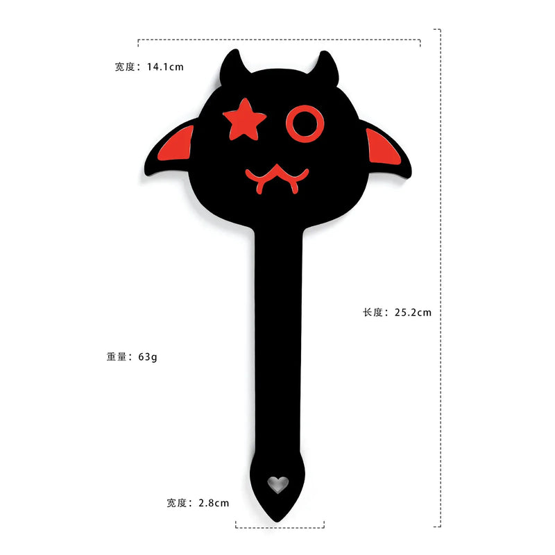 Cute Kawaii Devilish Bat Paddle Flogger Whip