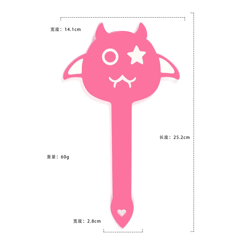 Cute Kawaii Devilish Bat Paddle Flogger Whip