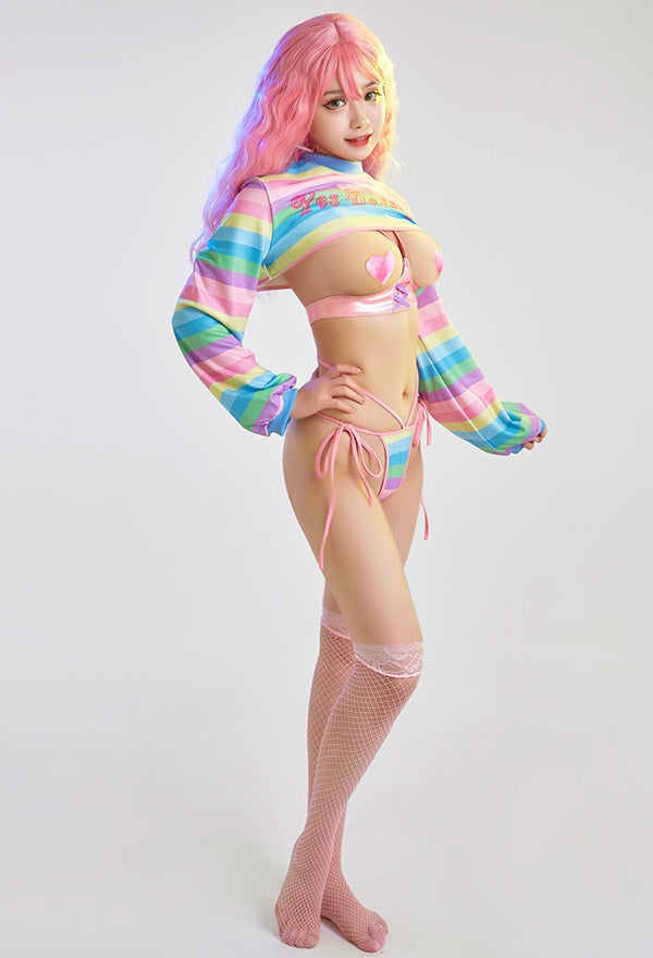 Yes Daddy Rainbow Set - cosplay, cosplayer, cosplaying, daddy, fairy kei